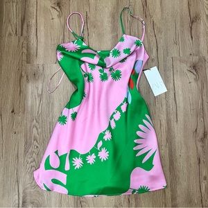 Zara Mini Satin Dress